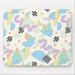 Pastel Abstract Shapes Pattern Design Mousepad<br><div class="desc">A modern pastel pattern featuring a variety of soft abstract shapes in gentle, cheerful colors. This playful yet elegant design creates a light and artistic look that works beautifully on stationery, invitations, greeting cards, and gift wrap. The combination of pastel tones and simple geometric shapes gives the pattern a stylish,...</div>