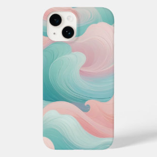 Pastel Abstrait coque iphone de tourbillon 14