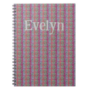 Pastel Abstrakt Art Spiral Notebook Notizblock