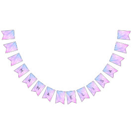 Pastel Abstrakt Elegant Chic CUSTOM BABY SHOWER Wimpelkette