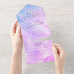 Pastel Abstrakt Elegante CUSTOM BAT BAR MITZVAH All In One Einladung<br><div class="desc">Perfekt einfach und elegant Bar oder Fledermaus mitzvah Einladung! Handgemachte Kunst für Sie! Vollständig anpassbar! Klicken Sie auf "Personalisieren" oben, um den Text zu bearbeiten. Klicken Sie auf "Bearbeiten mit dem Designwerkzeug", um die Schriftart, Farben und Einstellungen anzupassen. Stellen Sie sicher, dass Sie Ihre Rücksendeadresse an beiden Stellen auf der...</div>