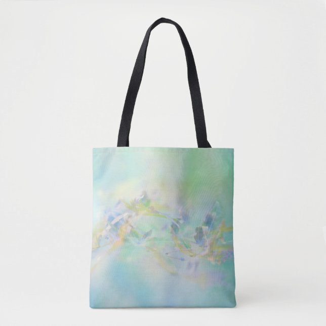 Pastel Abstrakt Floral Tasche (Vorderseite)