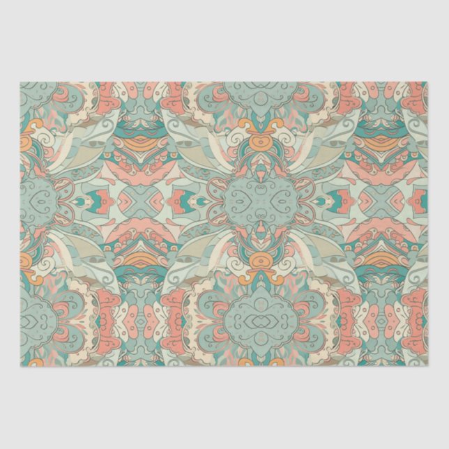 Pastel Abstrakt Seidenpapier (Vorderseite)