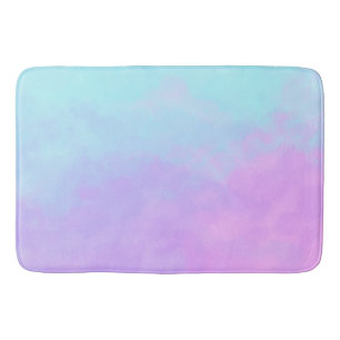 Pastel Abstrakte Wolken Badematte