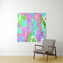 Pastel Abstrakter Pop Art