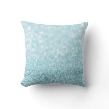 Pastel Aqua Ocean Blauer Glitzer Weißer Delikat