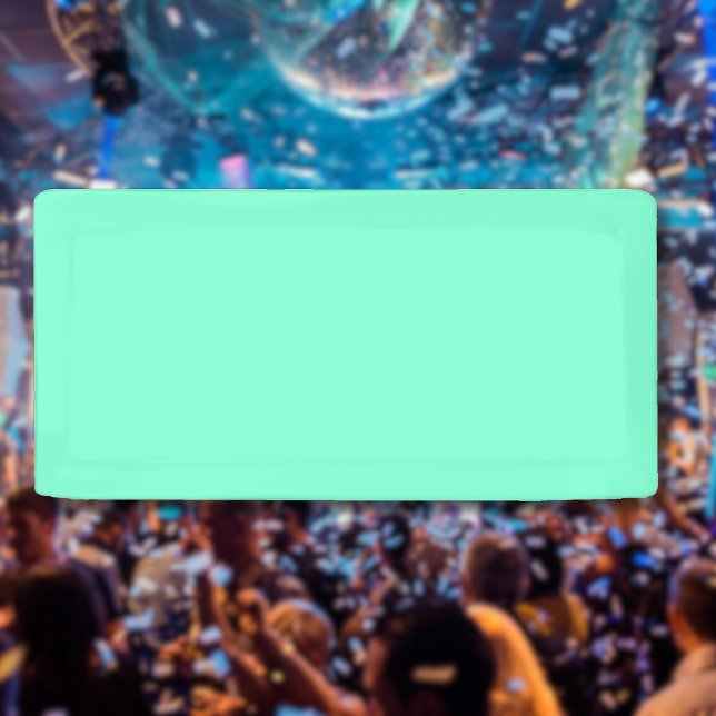 Pastel Aqua Solid Color | Classic | elegant Banner (Von Creator hochgeladen)