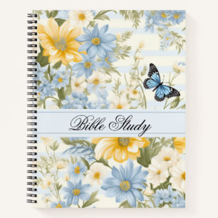 Pastel Aquarelle Florale Bible Journal d'étude