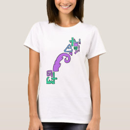 Pastel Assymetric Geometric Graphic T-Shirt