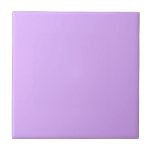 Pastel Ästhetik Mauve Solid Color Fliese<br><div class="desc">Schöne Lichtfeder lila lila Farbe. Moderne schicke, pastellfarbene Ästhetik in lavender solide Farbe. Mauve Wohngestaltung, mauve ästhetische Einrichtung, mauvische Küche, mauvfarbene Einrichtung.</div>