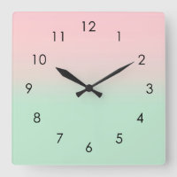 Pastel Ästhetik Ombre Gradient Pink Minze Green