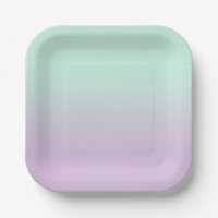 Pastel ästhetische Minze und Lilac Gradient Ombre