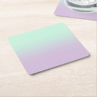 Pastel ästhetische Minze und Lilac Gradient Ombre