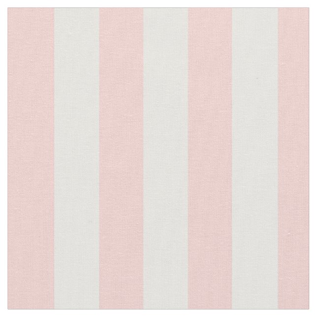 Pastel Baby Pink White Strip Stoff (Nahaufnahme)