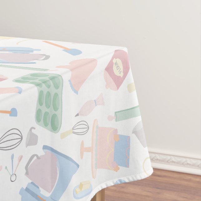 Pastel Baking Thema Sweet Desserts Konditorei Kuns Tischdecke (Beispiel)