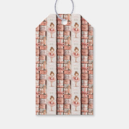 Pastel Ballet Thema mit Ribbons und Tutus Geschenkanhänger