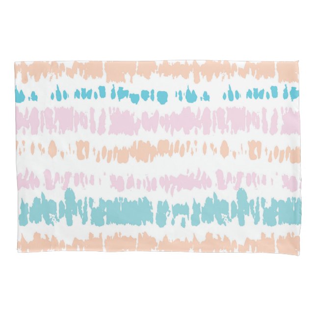 Pastel Batik Muster Kissenbezug (Vorderseite-Links)