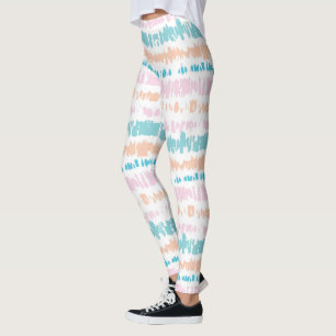 Pastel Batik Muster Leggings
