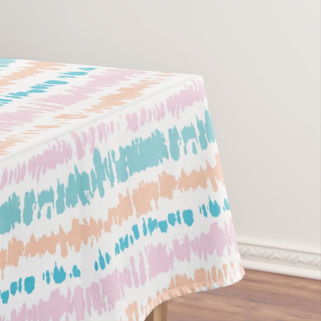 Pastel Batik Muster Tischdecke (Beispiel)