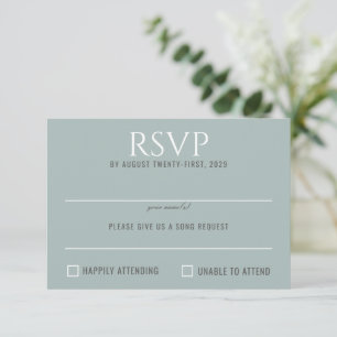 Pastel Beach RSVP Karte
