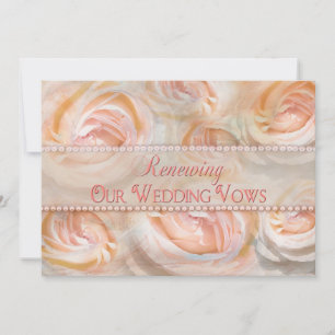 Pastel Beauté Renouvellement Vows Invitation - Ros