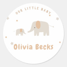 Pastel Beige Niedlich Illustrative Babydusche