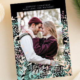 Pastel Berries Carte photo de Noël