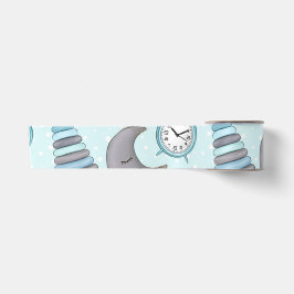 PASTEL BLAUE & GRAY BABY ITEMS SATINBAND