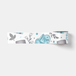 PASTEL BLAUE & GRAY BABY ITEMS SATINBAND