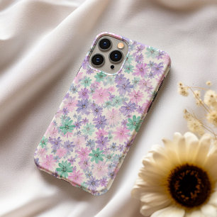 Pastel Bloom – Handyhülle mit weichem floralem Mus iPhone 16 Hülle