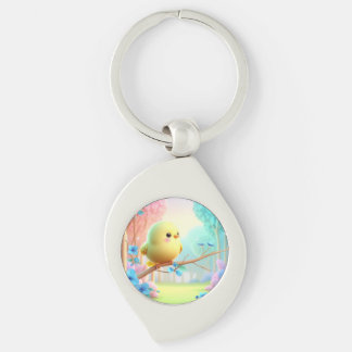 Pastel Bloom Schlüsselanhänger — Floraler Charme f