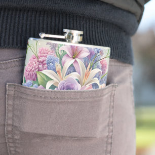 Pastel Bloom Thermal Tumbler Flachmann