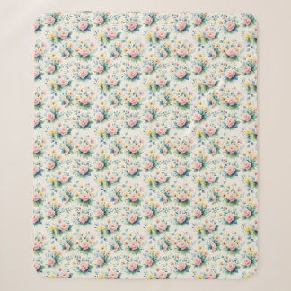 pastel blossom field sherpadecke