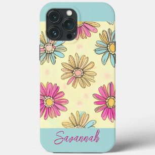 Pastel Blue Daisy Blume Case-Mate iPhone Hülle