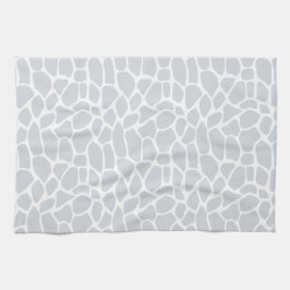 Pastel Blue Giraffe Muster Geschirrtuch