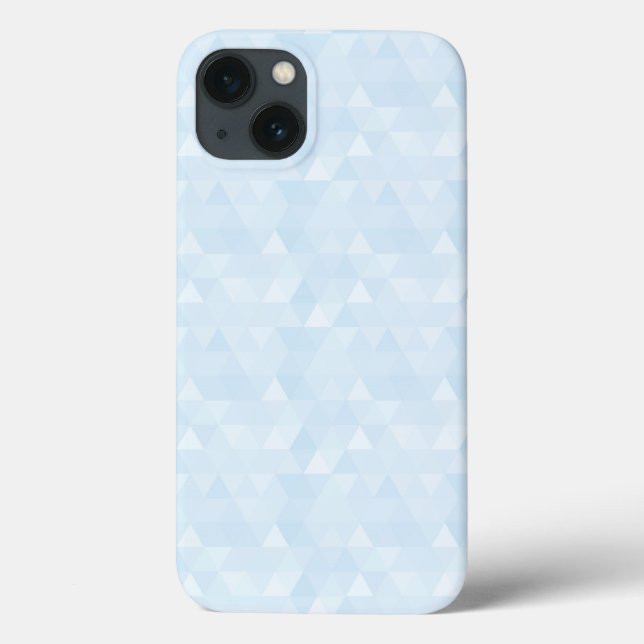 Pastel Blue Triangle Mosaic iPad Air Hüllen (Rückseite)