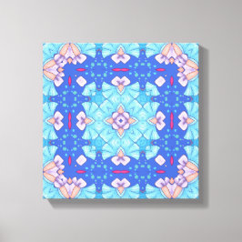 Pastel Blues Serenity Abstract Home Wall Art Leinwanddruck