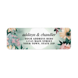 Pastel Blume Elegante: Grün blühende Hochzeit