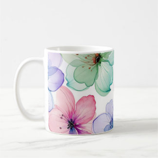 Pastel Blume Tasse