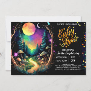 Pastel Boho Adventure erwartet Baby Shower Einladung