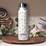 Pastel Boho Pfeile Feathers Name hinzufügen Trinkflasche<br><div class="desc">Boho Wasserflasche.</div>