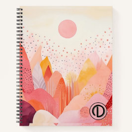Pastel Boho Spiral Notebook - Custom Notizbuch