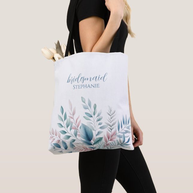 Pastel Botanical Wedding-Bridesmaid- Tasche (Von Nahem)