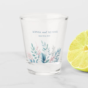 Pastel Botanisches Hochzeitsgeld/Schuss-Tanz- Schnapsglas