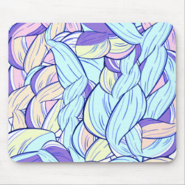 Pastel Braided Muster Mousepad