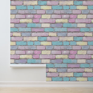 Pastel Brick Pattern Tapete