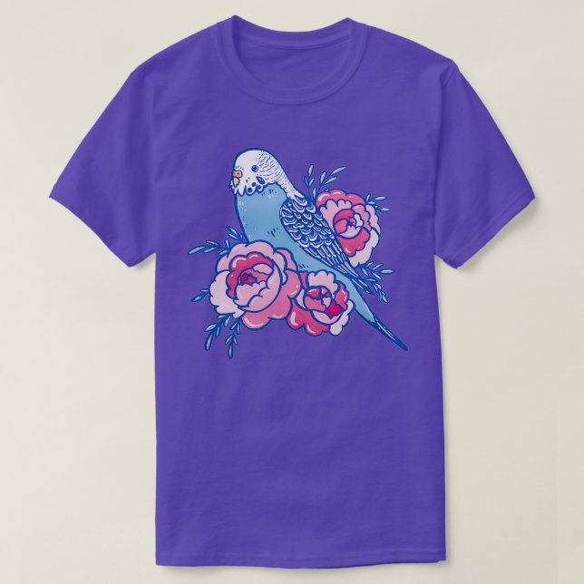 Pastel Budgie T-Shirt (Design vorne)