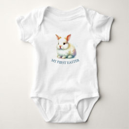 Pastel Bunny Face Baby Bodysuit - Mein erstes Oste Baby Strampler