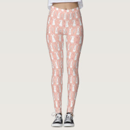 Pastel Bunny Oaster Leggings