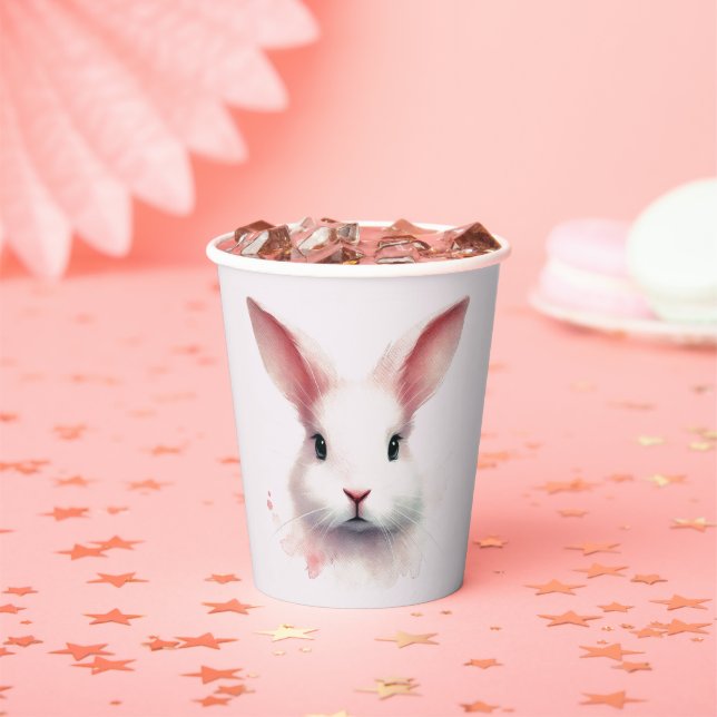 Pastel Bunny Vibes: Paper Cup Edition Pappbecher (Insitu)